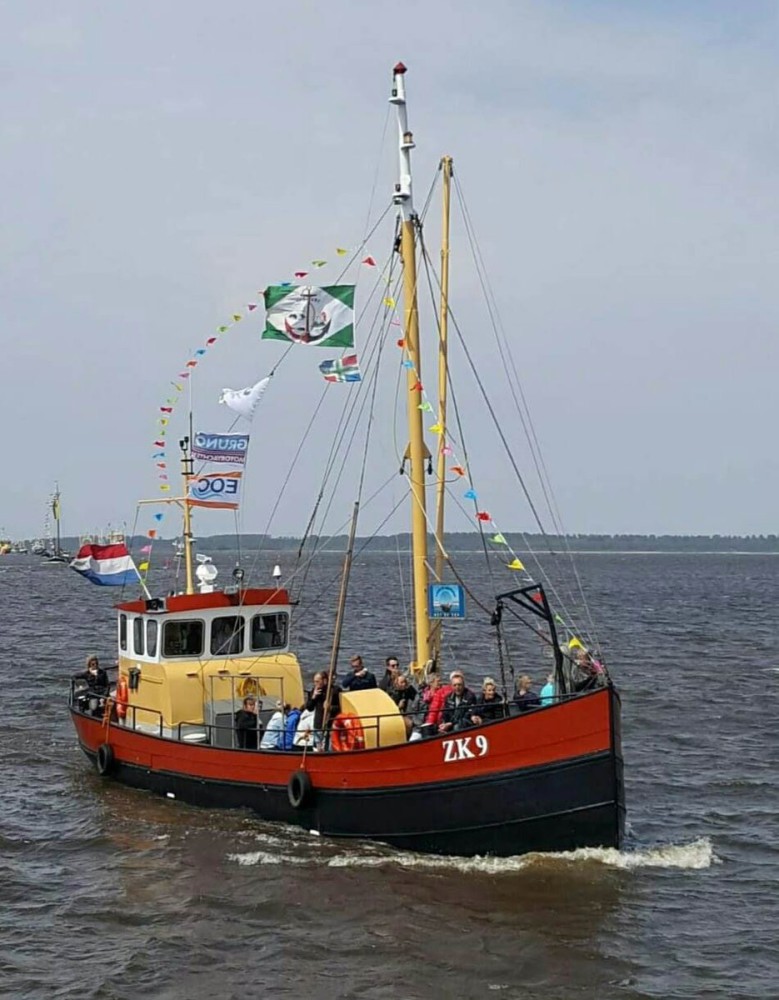 Varen en Wadvissen met de viskotter ZK9 Antonia