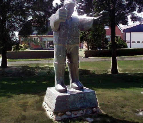 Het beeld: de 'Appélmeester'